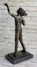 Bronze Young Michael Jackson Musician Sculpture