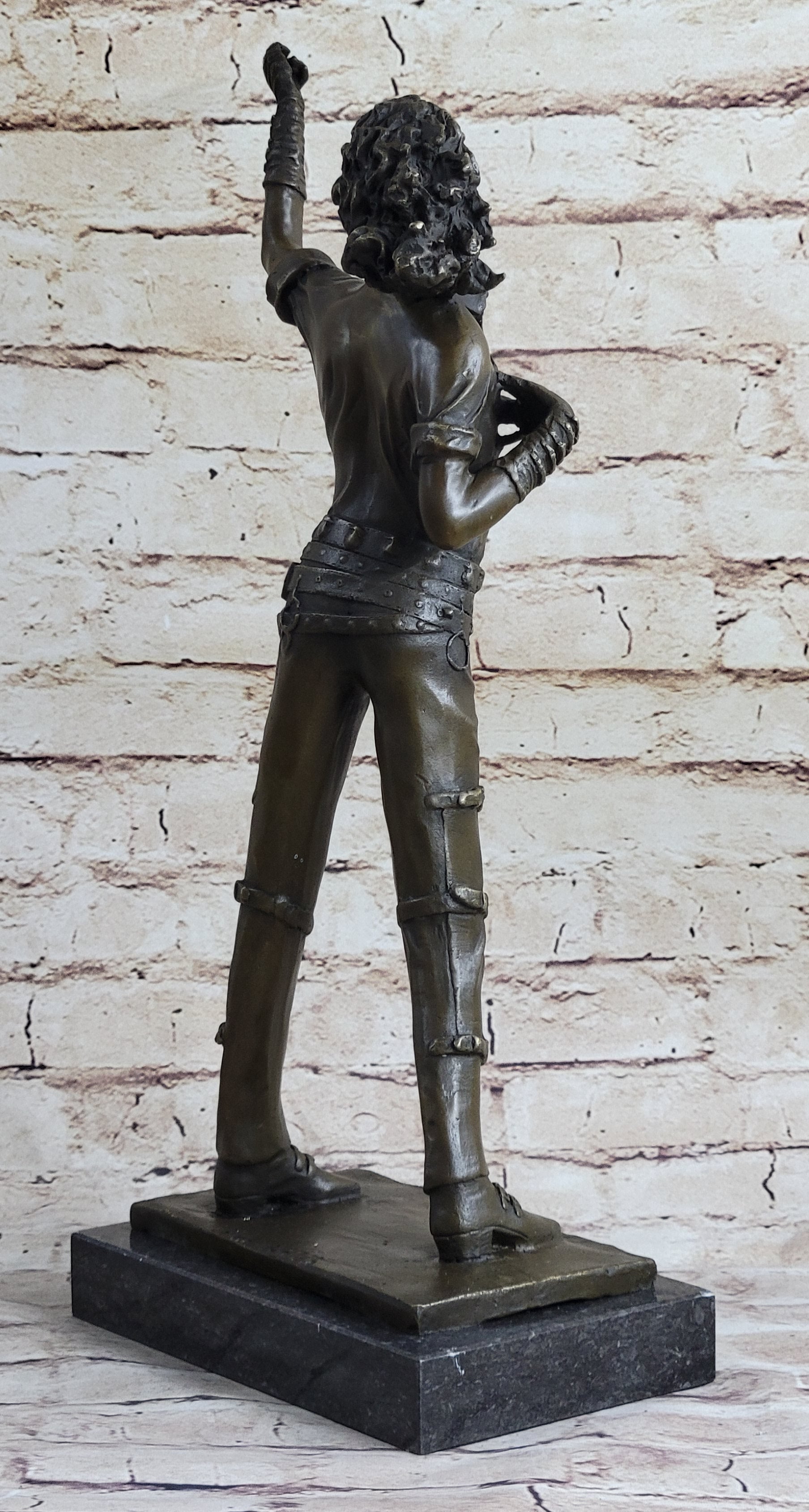 Bronze Young Michael Jackson Musician Sculpture