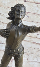 Bronze Young Michael Jackson Musician Sculpture