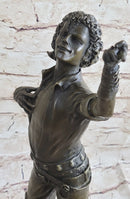 Bronze Young Michael Jackson Musician Sculpture
