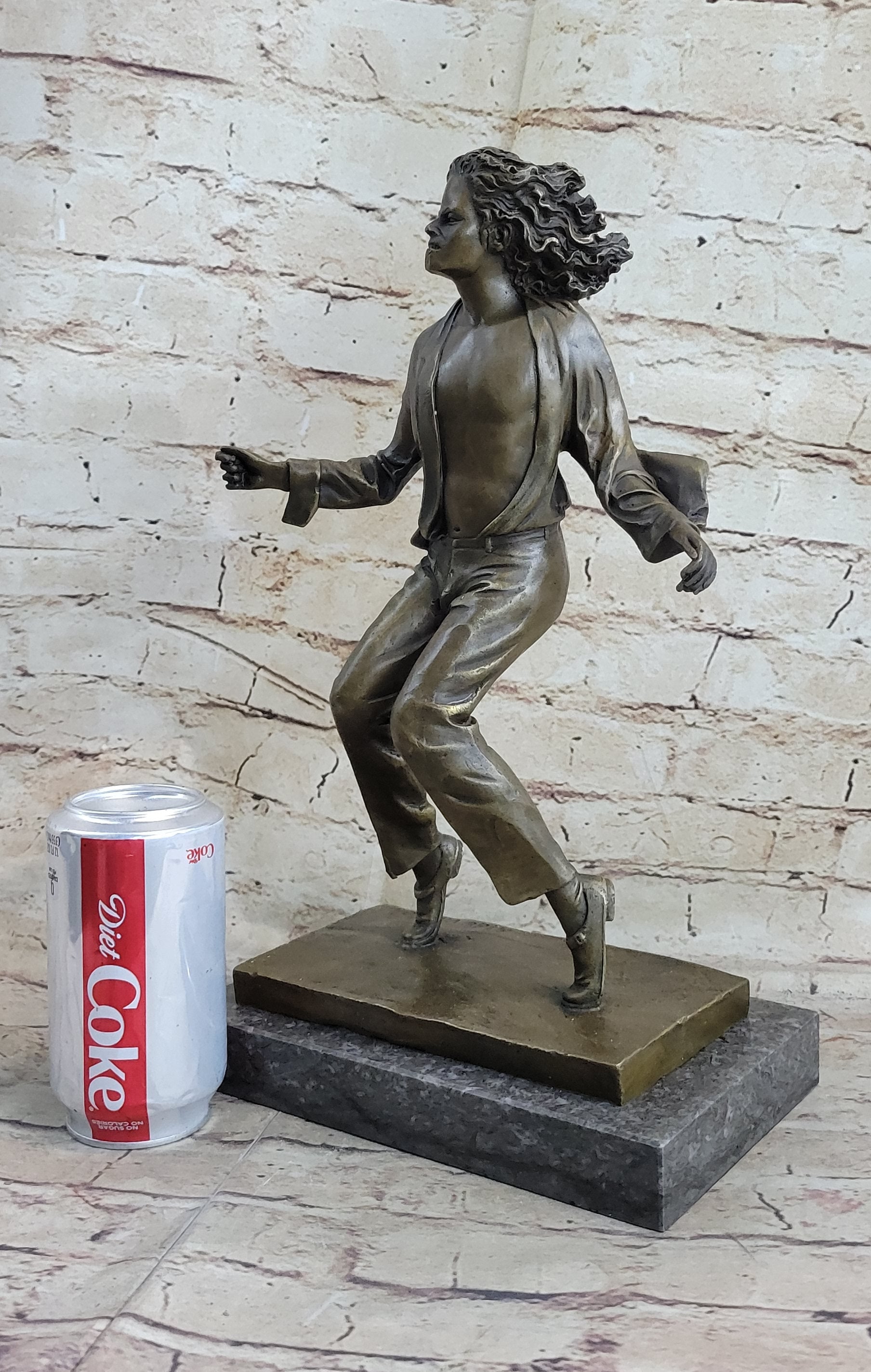 Michael Jackson on his Toes Bronze Sculpture Collectible Dancer