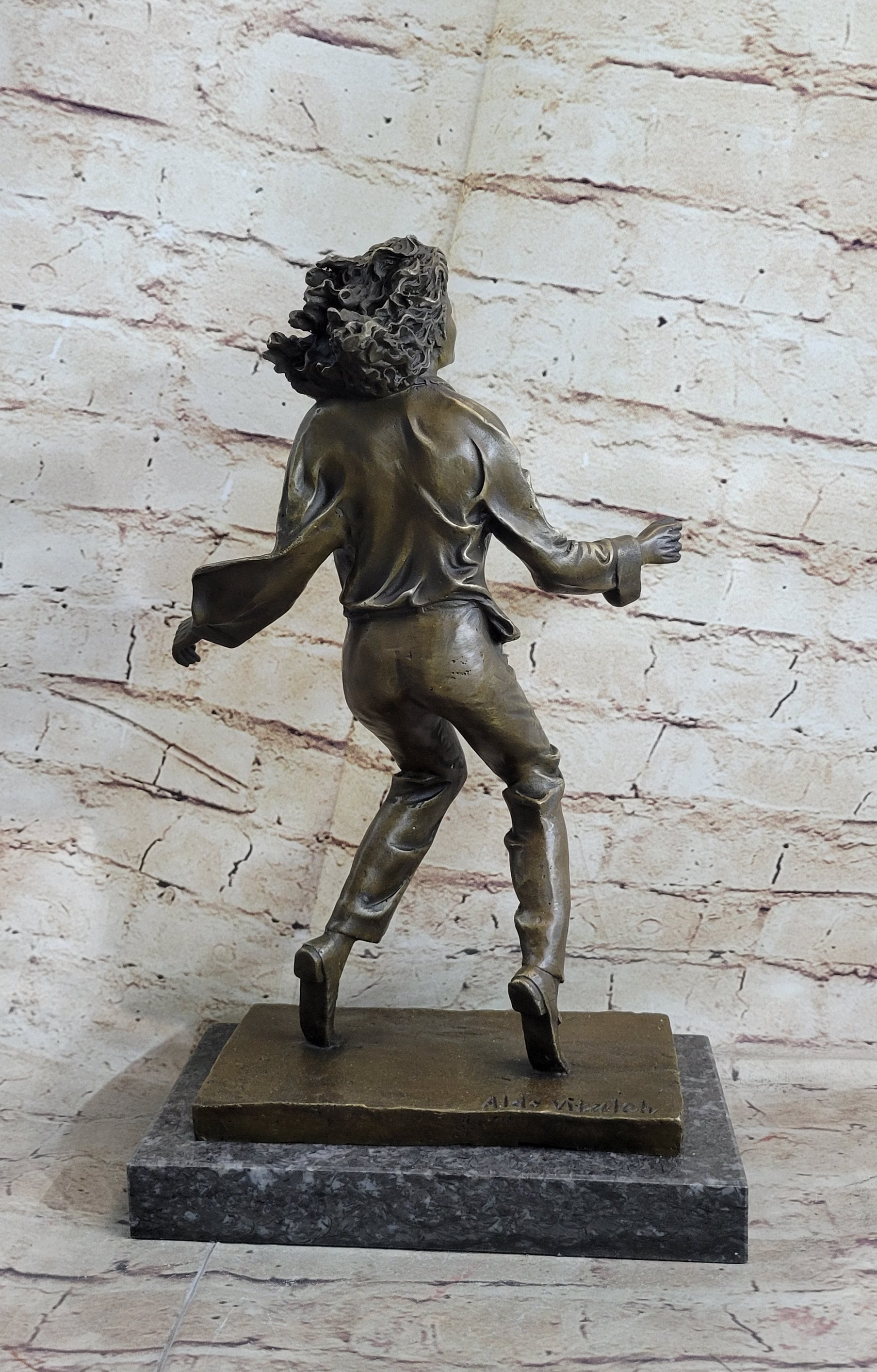 Michael Jackson on his Toes Bronze Sculpture Collectible Dancer