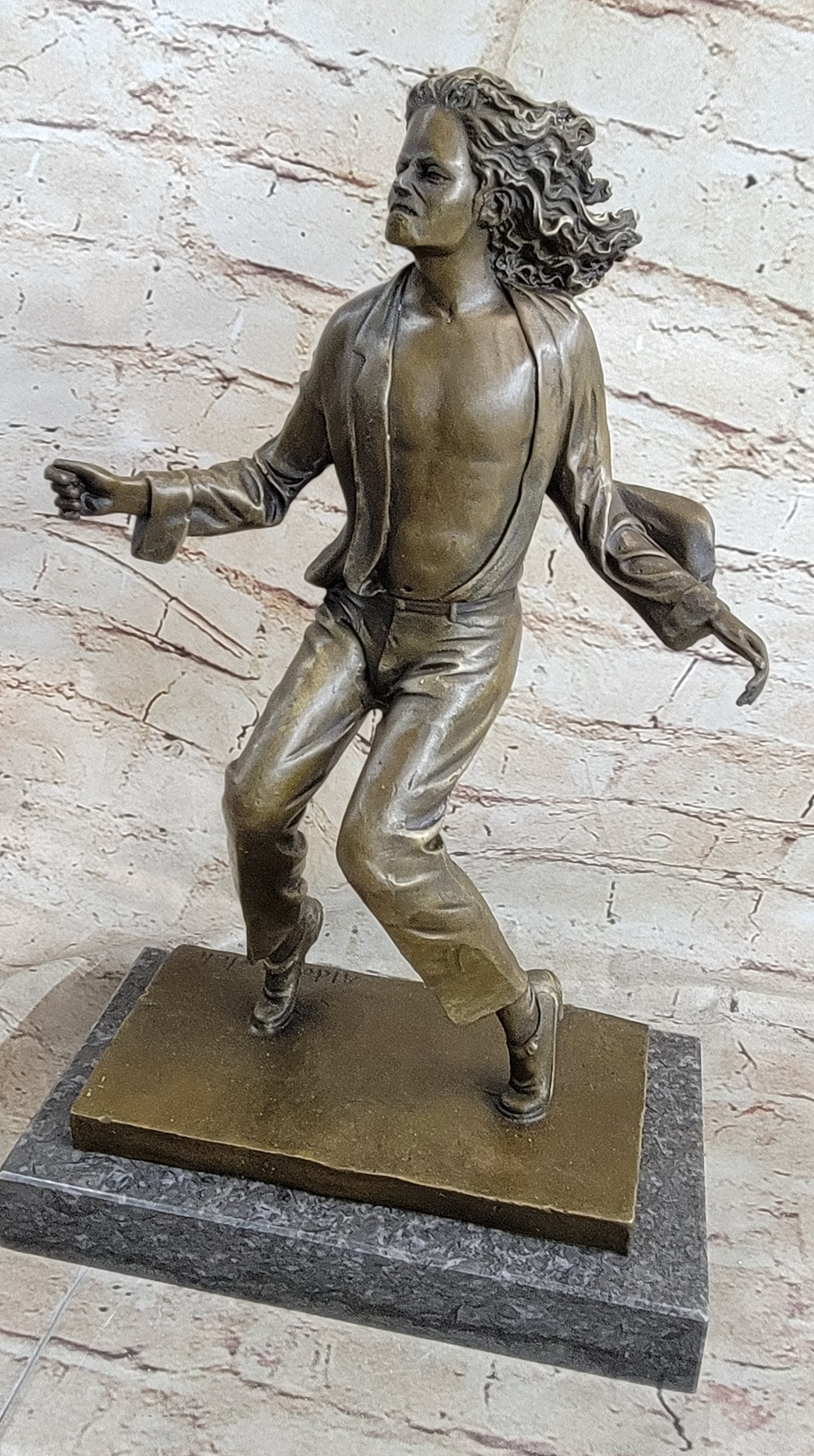 Michael Jackson on his Toes Bronze Sculpture Collectible Dancer