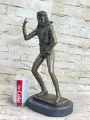 Aldo Vitaleh Michael Jackson Bronze Sculpture Marble Base