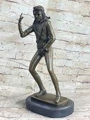 Aldo Vitaleh Michael Jackson Bronze Sculpture Marble Base