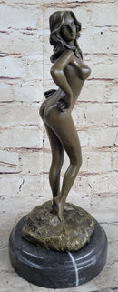 Nude Sexy Woman Model Bronze Sculpture Hot Cast by Preiss Sale
