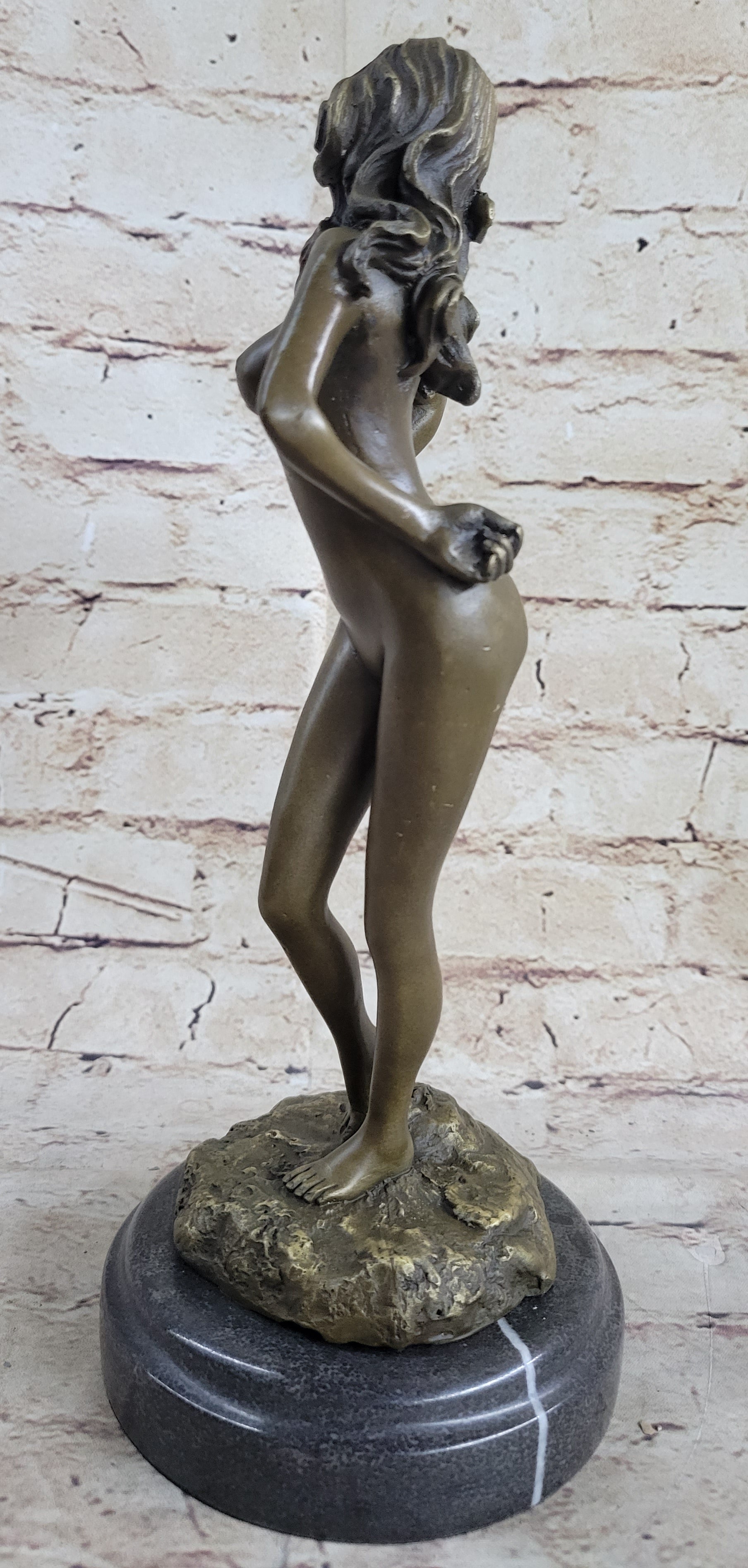 Nude Sexy Woman Model Bronze Sculpture Hot Cast by Preiss Sale