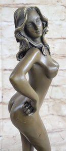 Nude Sexy Woman Model Bronze Sculpture Hot Cast by Preiss Sale