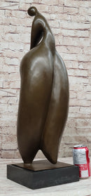 Proportionally Exaggerated Woman Fertility Bronze Sculpture