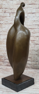 Proportionally Exaggerated Woman Fertility Bronze Sculpture