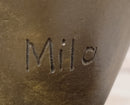 Proportionally Exaggerated Woman Fertility Bronze Sculpture
