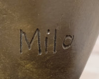 Proportionally Exaggerated Woman Fertility Bronze Sculpture