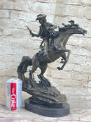 Kamiko Outlaw Wild West Bronze Marble Base Sculpture