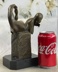 Bronze Mermaid Sculpture Original Art 9" x 7"