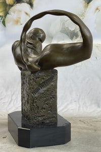 Bronze Mermaid Sculpture Original Art 9" x 7"