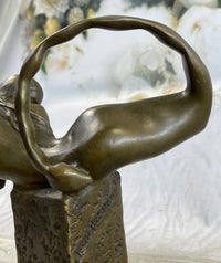 Bronze Mermaid Sculpture Original Art 9" x 7"