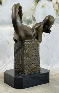 Bronze Mermaid Sculpture Original Art 9" x 7"