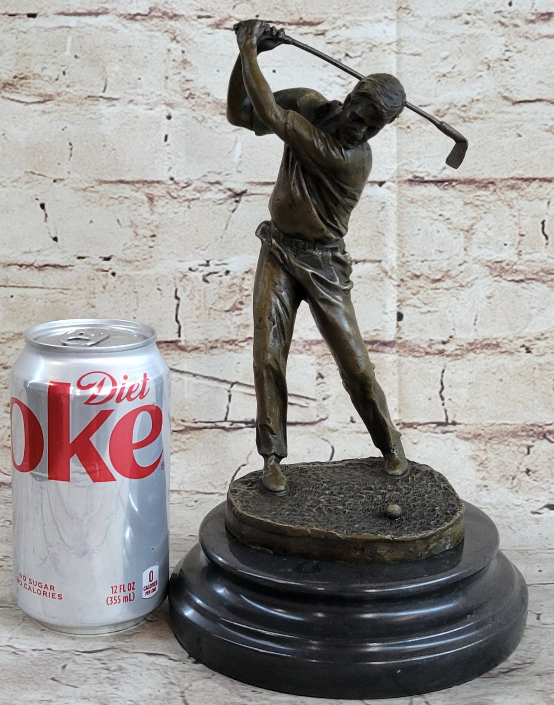 Ben Hogan Male GOLFER Sports Memorabilia Golf Club Art PGA Bronze Marble Statue