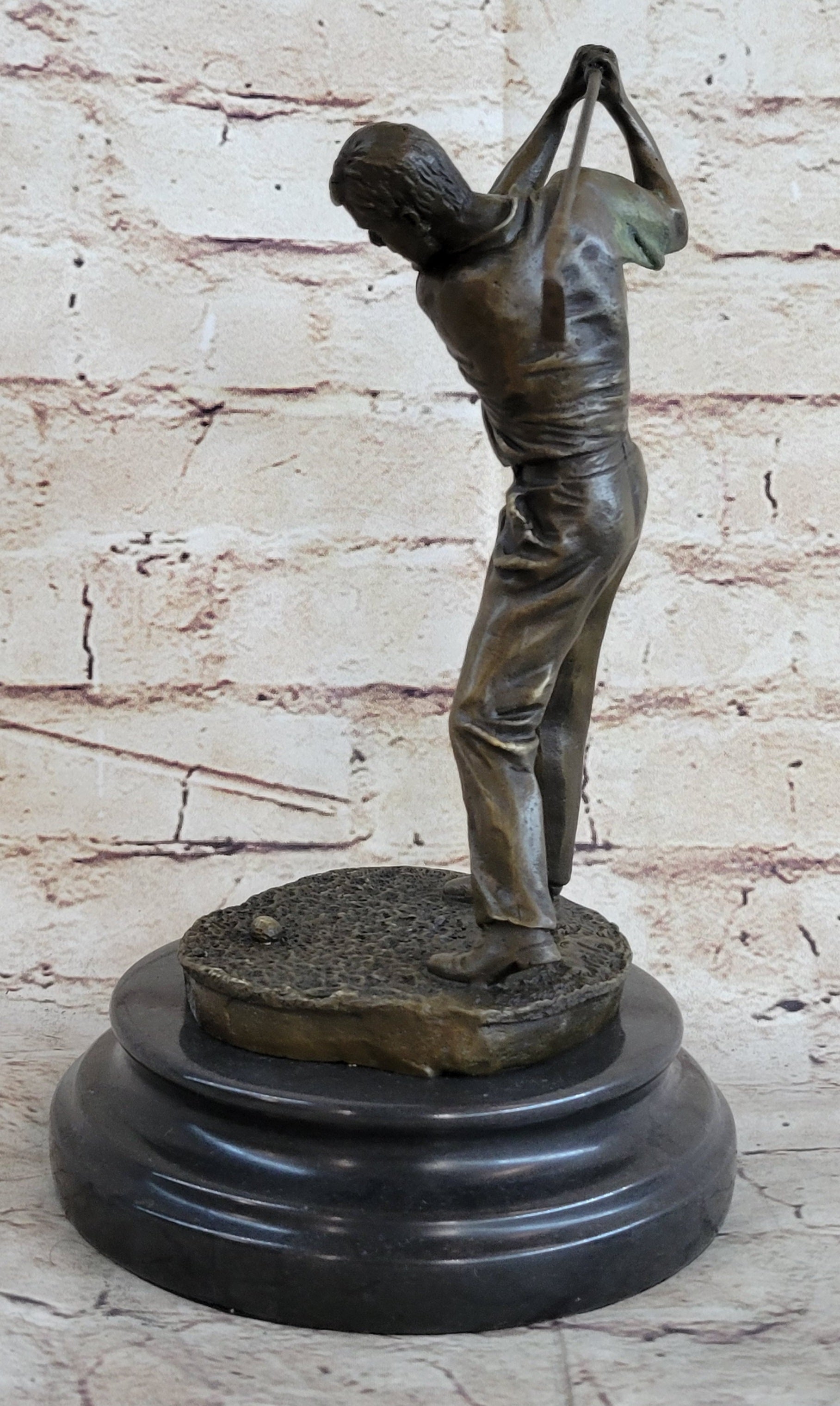 Ben Hogan Male GOLFER Sports Memorabilia Golf Club Art PGA Bronze Marble Statue