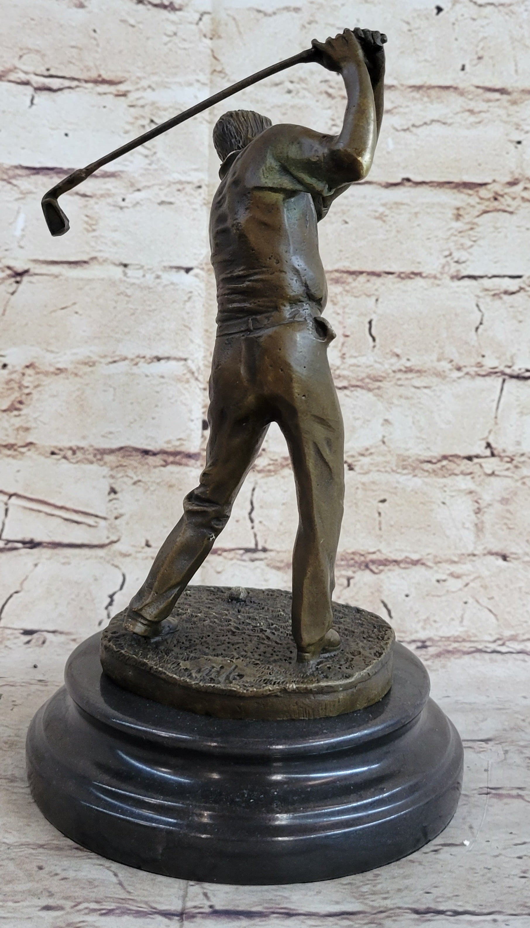 Ben Hogan Male GOLFER Sports Memorabilia Golf Club Art PGA Bronze Marble Statue