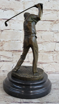 Ben Hogan Male GOLFER Sports Memorabilia Golf Club Art PGA Bronze Marble Statue