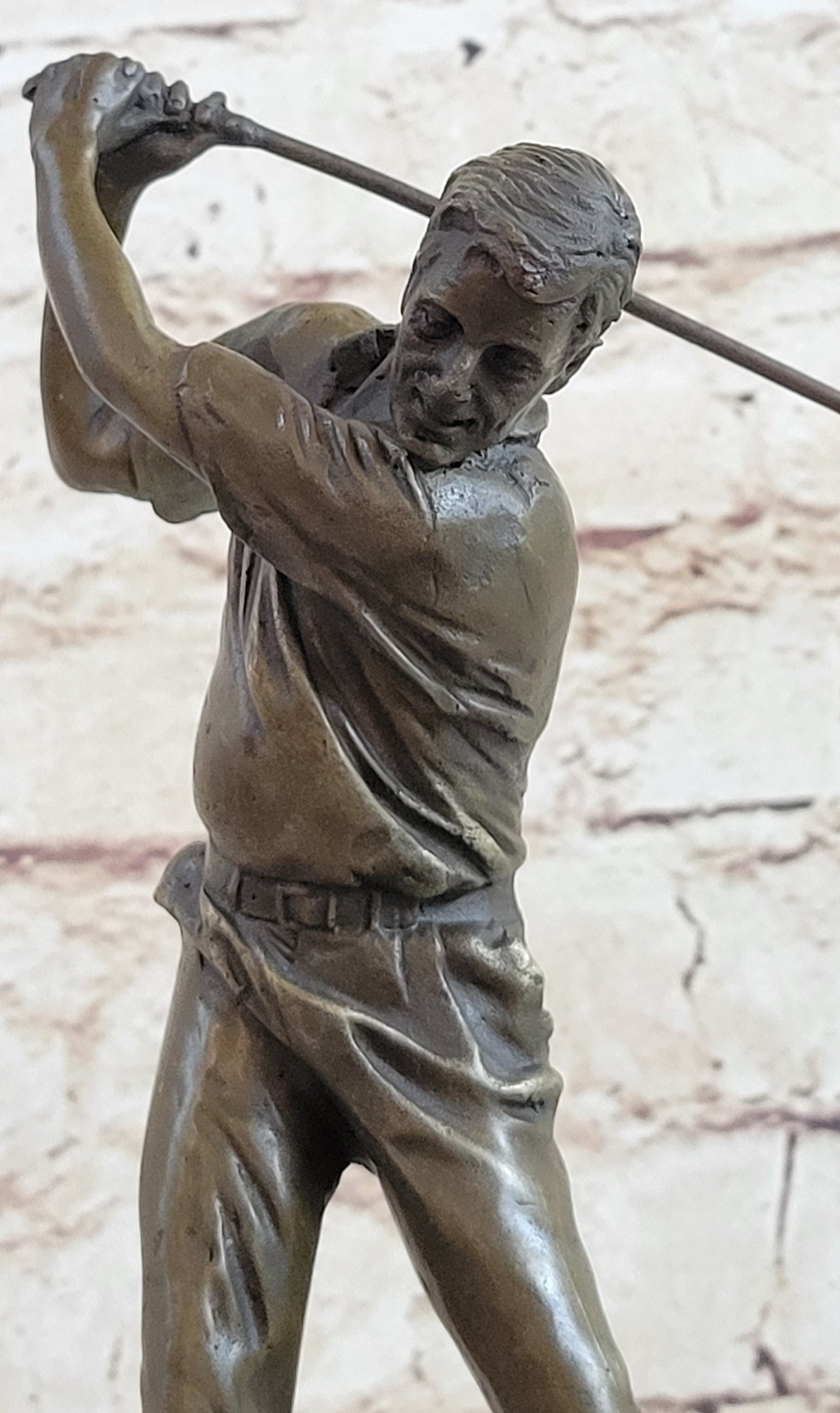 Ben Hogan Male GOLFER Sports Memorabilia Golf Club Art PGA Bronze Marble Statue