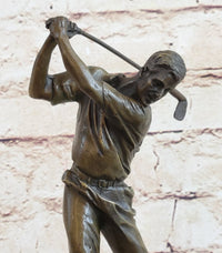 Ben Hogan Male GOLFER Sports Memorabilia Golf Club Art PGA Bronze Marble Statue