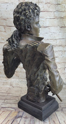 Michael Jackson Limited Edition Bronze Metal Sculpture "King of Pop" by Aldo Vitaleh