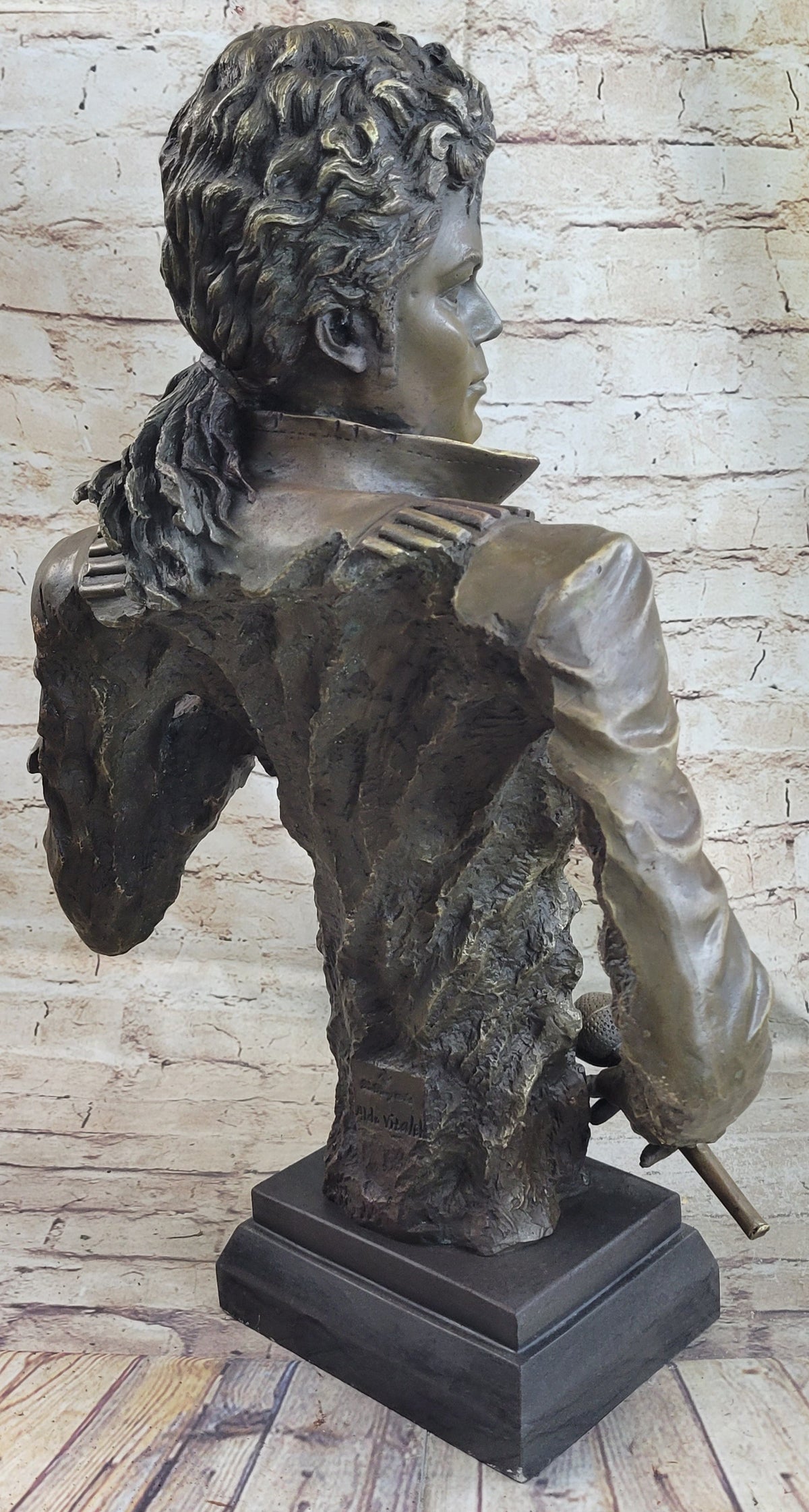 Michael Jackson Limited Edition Bronze Metal Sculpture "King of Pop" by Aldo Vitaleh