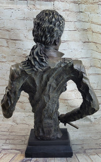 Michael Jackson Limited Edition Bronze Metal Sculpture "King of Pop" by Aldo Vitaleh