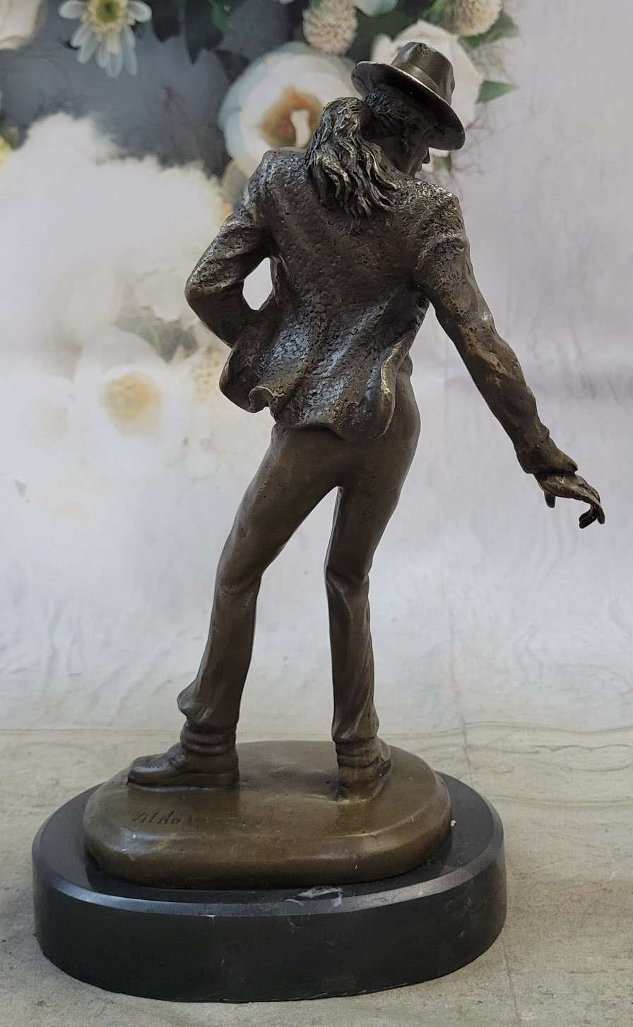 Smooth Criminal Michael Jackson Bronze Metal Figure Sculpture