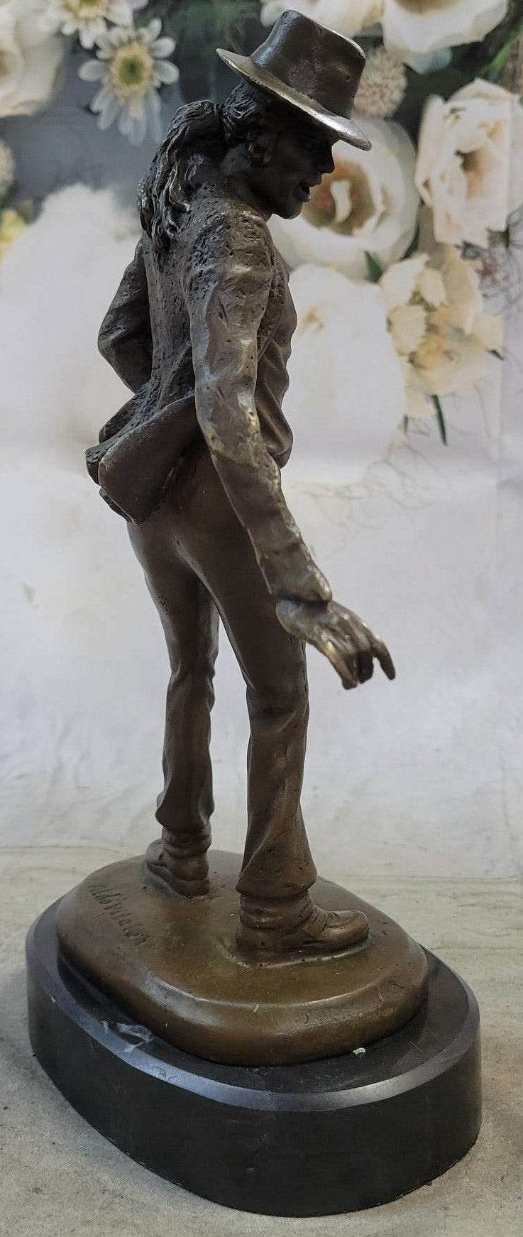 Smooth Criminal Michael Jackson Bronze Metal Figure Sculpture