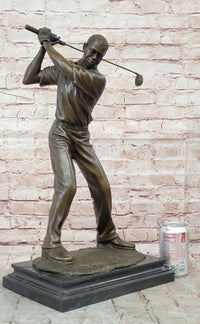 Bronze Golfer Sculpture – Golf Swing for Home or Office