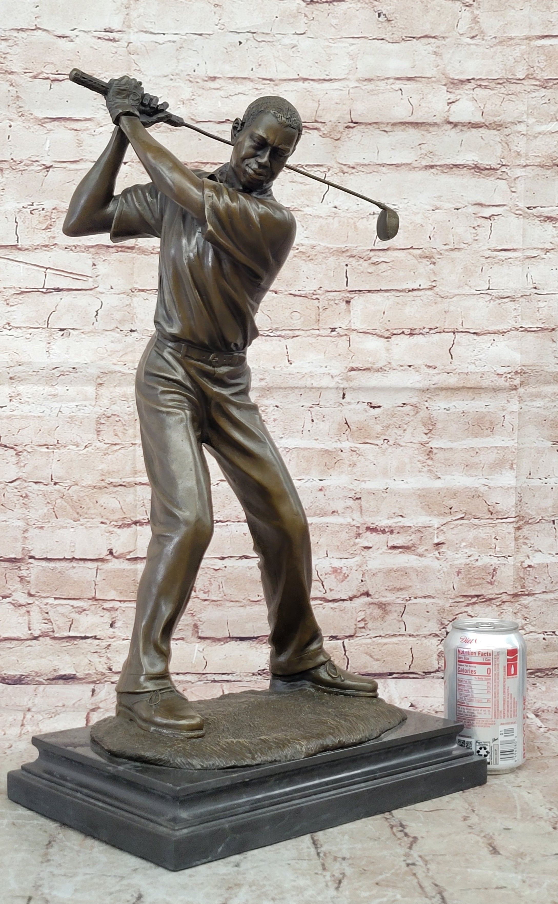 Bronze Golfer Sculpture – Golf Swing for Home or Office