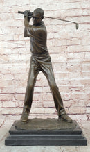 Bronze Golfer Sculpture – Golf Swing for Home or Office
