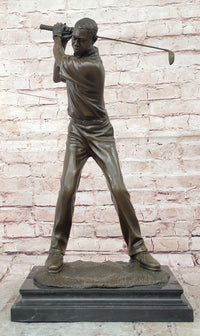 Bronze Golfer Sculpture – Golf Swing for Home or Office