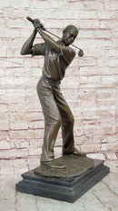 Bronze Golfer Sculpture – Golf Swing for Home or Office