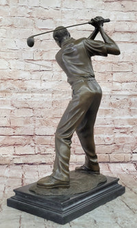 Bronze Golfer Sculpture – Golf Swing for Home or Office
