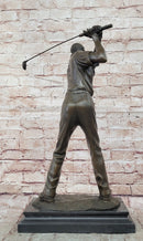 Bronze Golfer Sculpture – Golf Swing for Home or Office