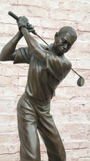 Signed Original Milo Male Golfer Sport Trophy Solid Bronze