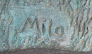 Signed Original Milo Male Golfer Sport Trophy Solid Bronze