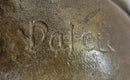 Signed Dalou Art Deco Woman Wall Mount Sculpture