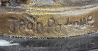 Classical Bronze Lady Sculpture on Marble Base