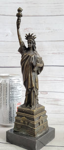 Vienna Bronze Sculpture of Liberty New York Landmark