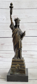 Vienna Bronze Sculpture of Liberty New York Landmark