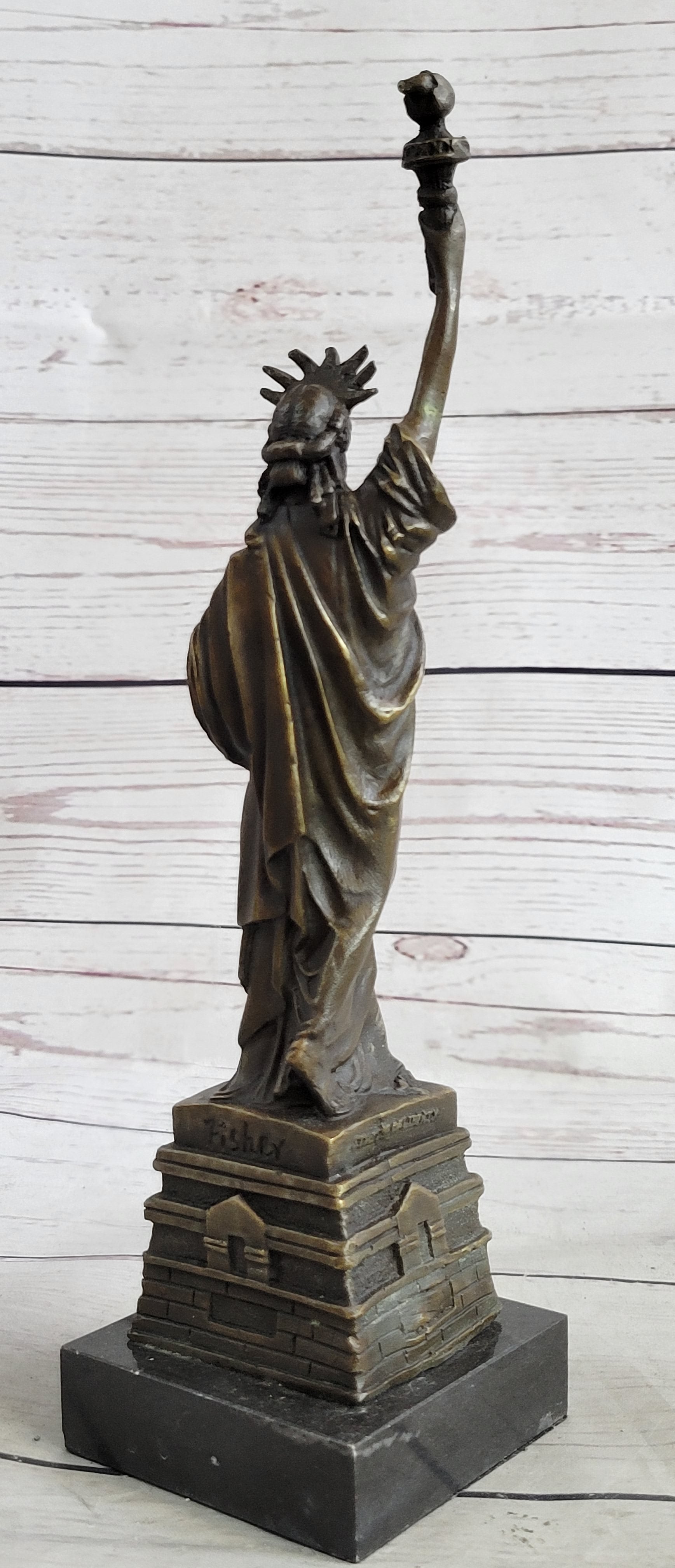 Vienna Bronze Sculpture of Liberty New York Landmark