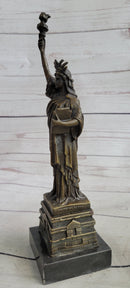 Vienna Bronze Sculpture of Liberty New York Landmark