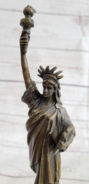 Vienna Bronze Sculpture of Liberty New York Landmark
