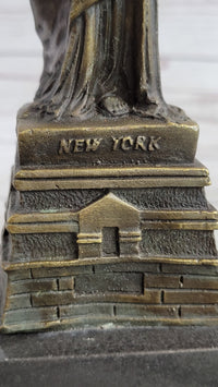 Vienna Bronze Sculpture of Liberty New York Landmark