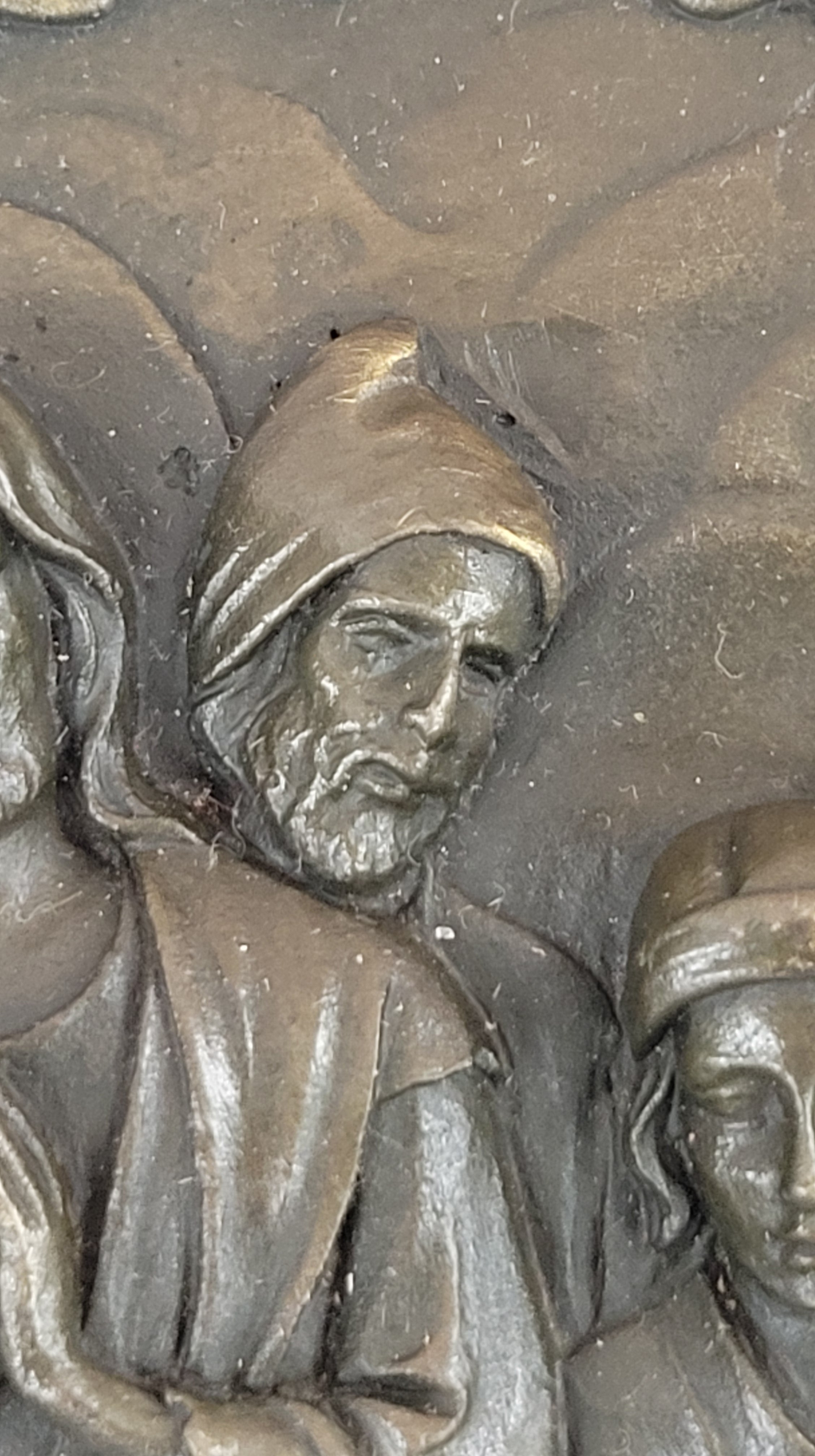 Bronze Nativity Scene Wall Plaque - Jesus Christ Art